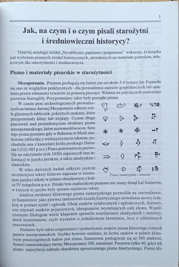 Anna Paner Na tabliczce, papirusie i pergaminie. Źródła historyczne - starożytność, średniowiecze - fragment