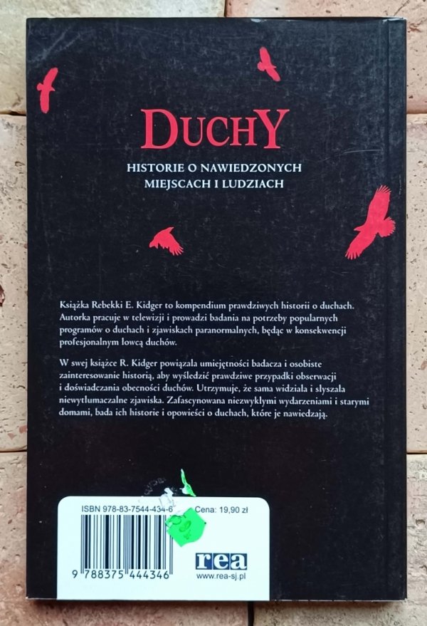 Rebecca Kidger - Duchy. Historie o nawiedzonych miejscach i ludziach - okładka
