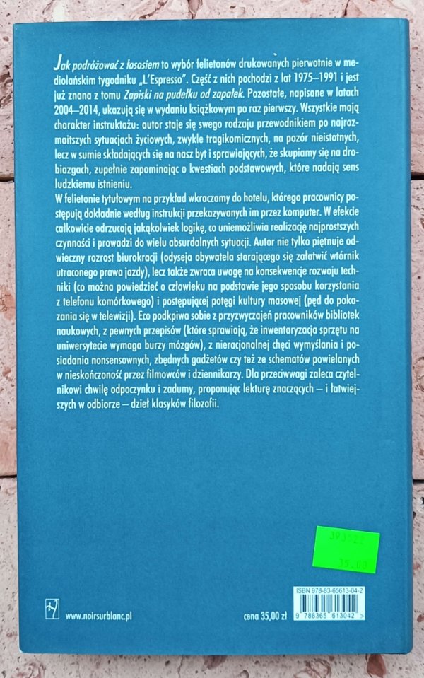Umberto Eco • Jak podróżować z łososiem - okładka