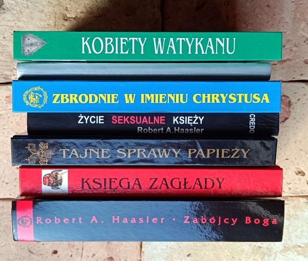 Robert Haasler x7 Zabójcy Boga - Dzieci Jezusa - Kobiety watykanu  i inne