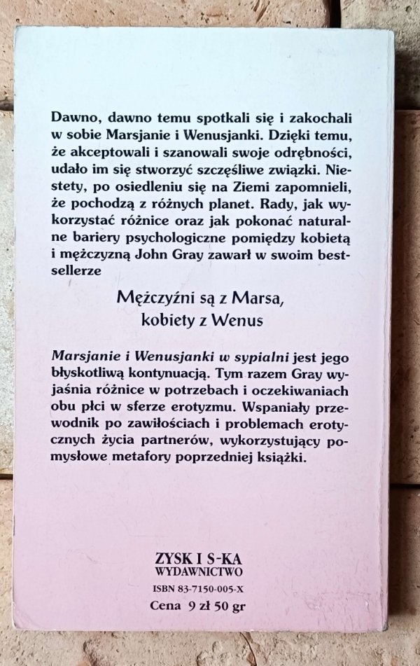 John Gray Marsjanie i Wenusjanki w sypialni - okładka