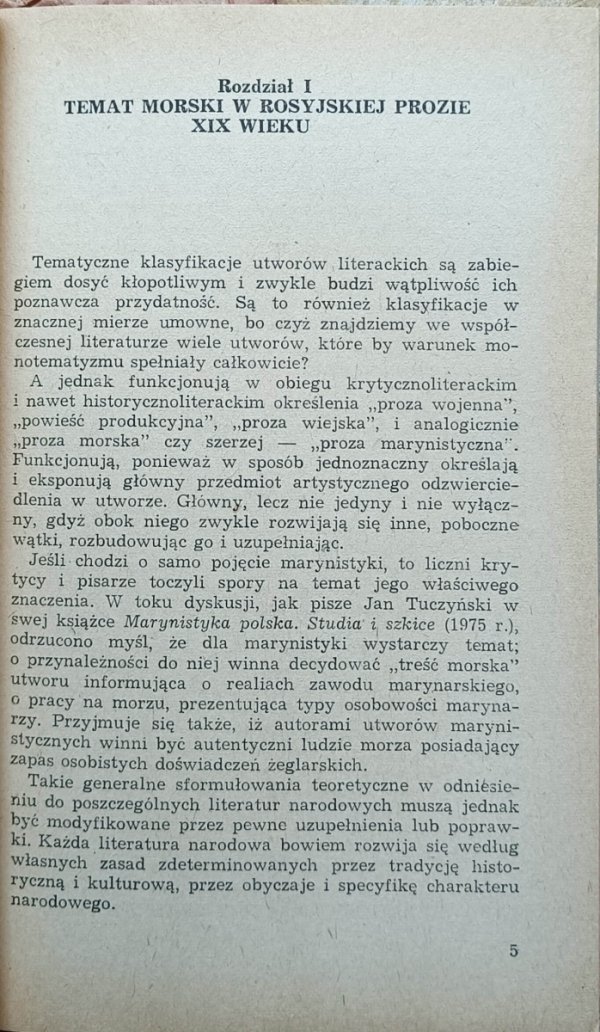 Janina Sałajczykowa Rosyjska proza marynistyczna lat 1917-1977 -  fragment