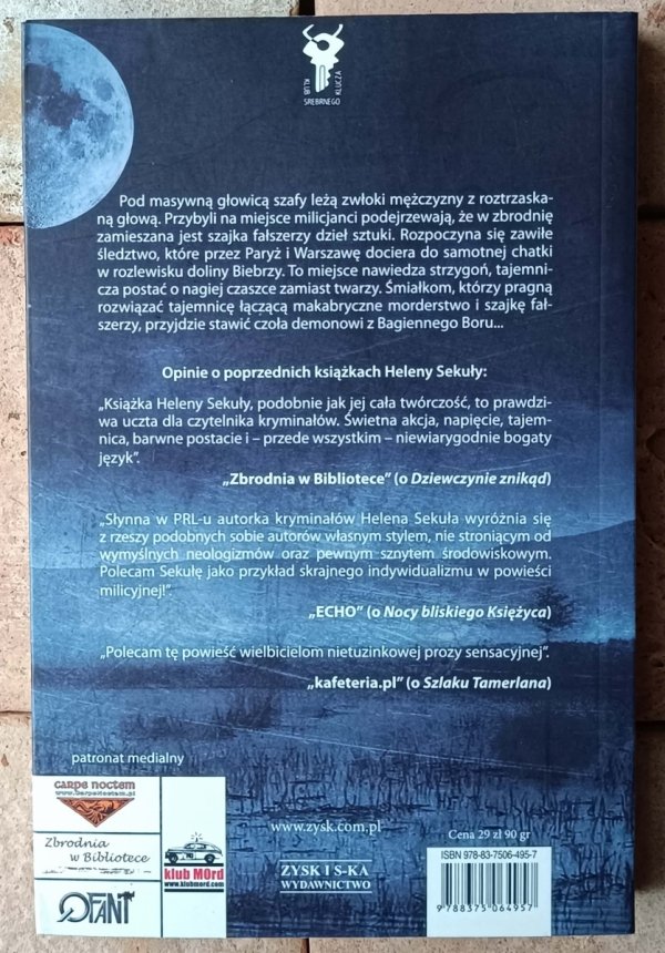 Helena Sekuła Demon z Bagiennego Boru  - okładka