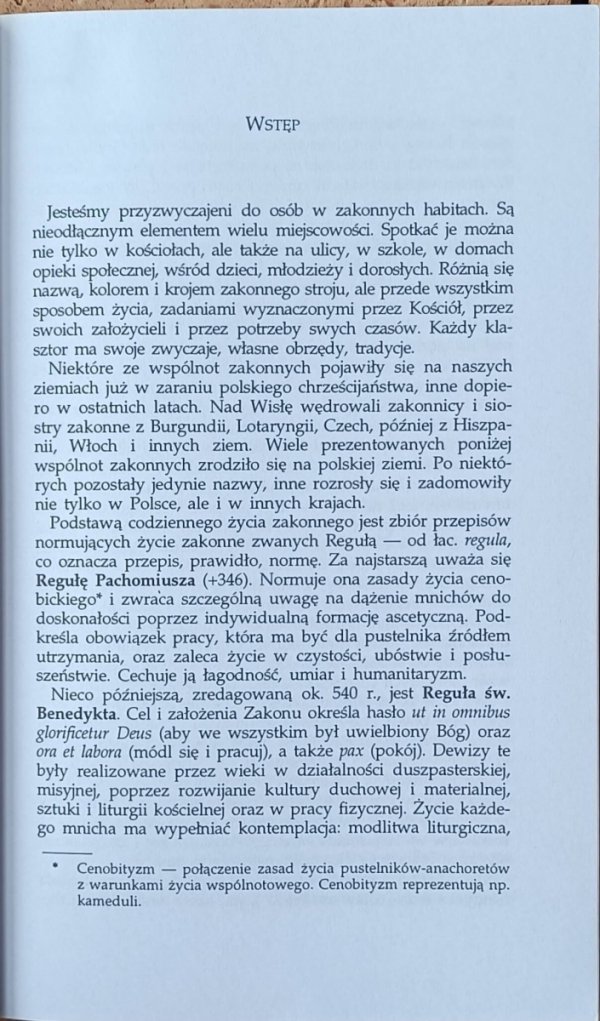 Józef Marecki Zakony w Polsce - okładka