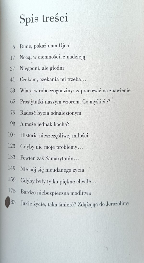 Wojciech Ziółek • Minihistorie o maksisprawie. Jezusowe Przypowieści spis treści