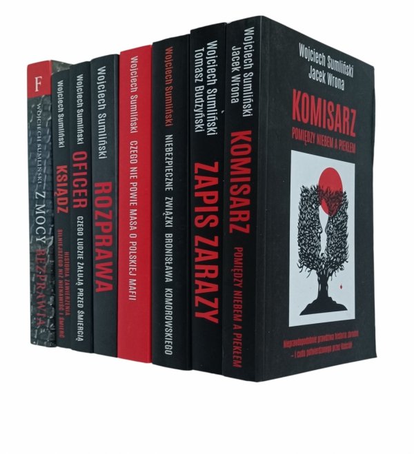 Wojciech Sumliński x8 Niebezpieczne związki Komorowskiego - Zapis zarazy i inne | komplet 