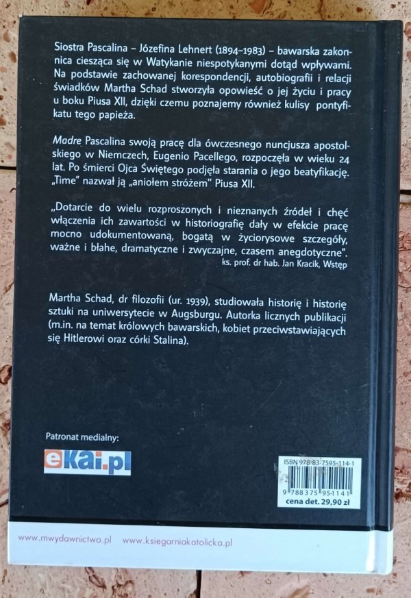 Martha Schad - Szara eminencja Watykanu - okładka