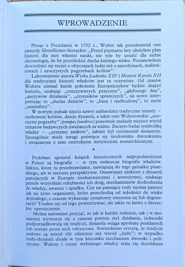 red. Antoni Mączak Dynastie Europy - fragment