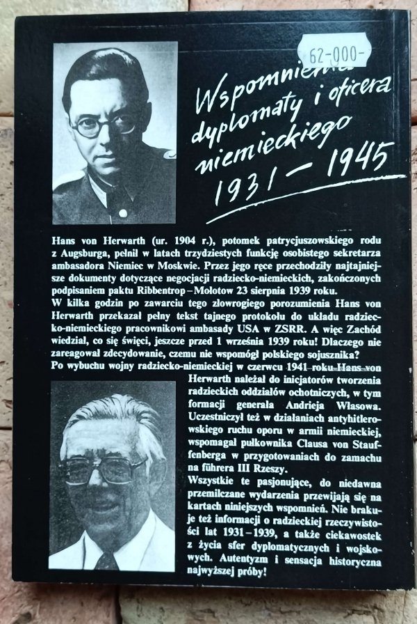 Hans von Herwarth - Między Hitlerem a Stalinem