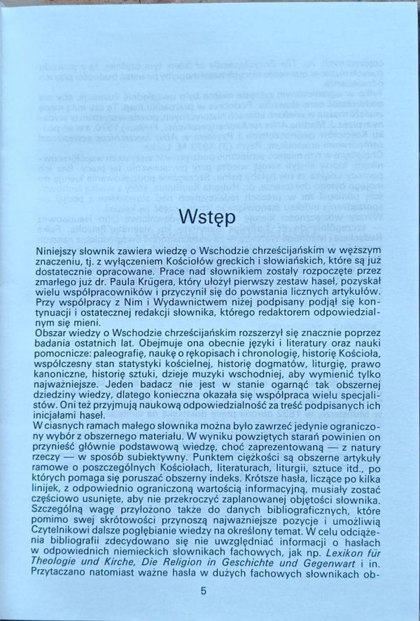 Julius Assfalg, Paul Krüger - Słownik chrześcijaństwa wschodniego
