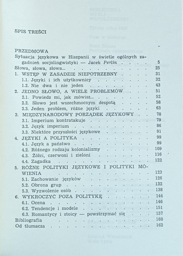 Jose Maria Tortosa - Polityka językowa a języki mniejszości 