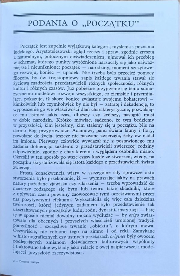red. Antoni Mączak Dynastie Europy - fragment