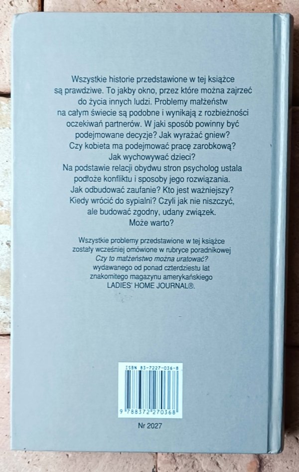 Margery Rosen • Czy to małżeństwo można uratować - okładka