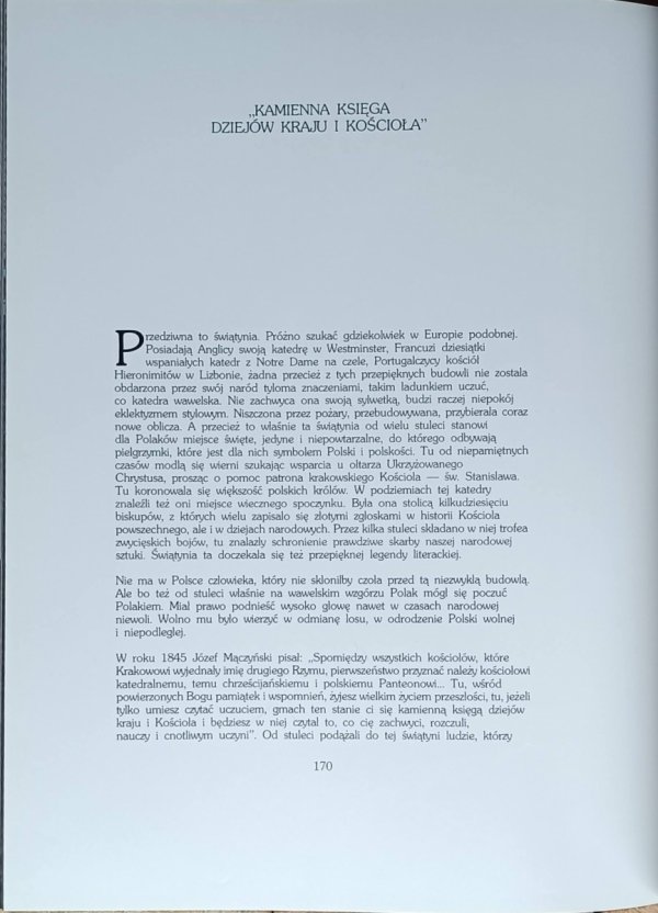 Stanisław Markowski  Katedra na Wawelu - posłowie