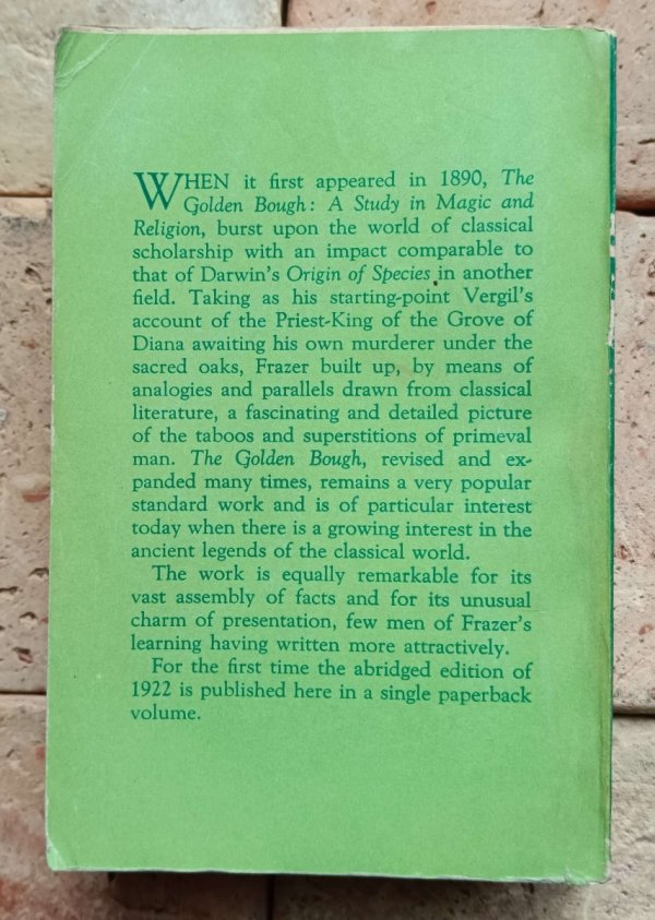 JG Frazer - The Golden Bough - A Study in Magic and Religion