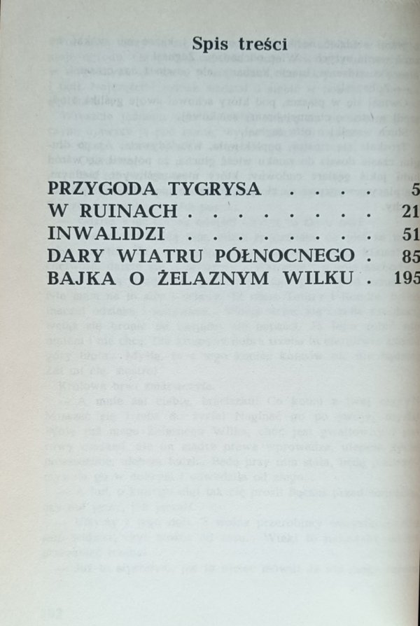 Wacław Sieroszewski • Bajki - spis treści