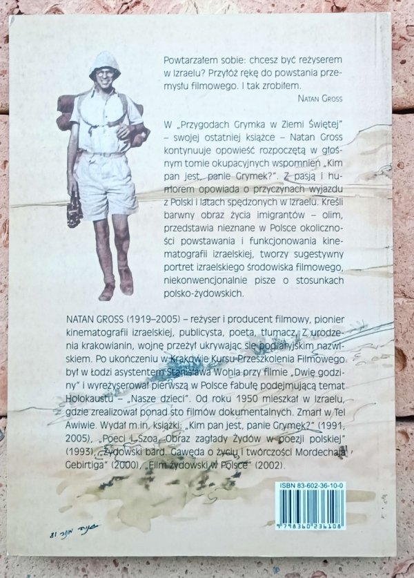 Natan Gross  Przygody Grymka w Ziemi Świętej - okładka