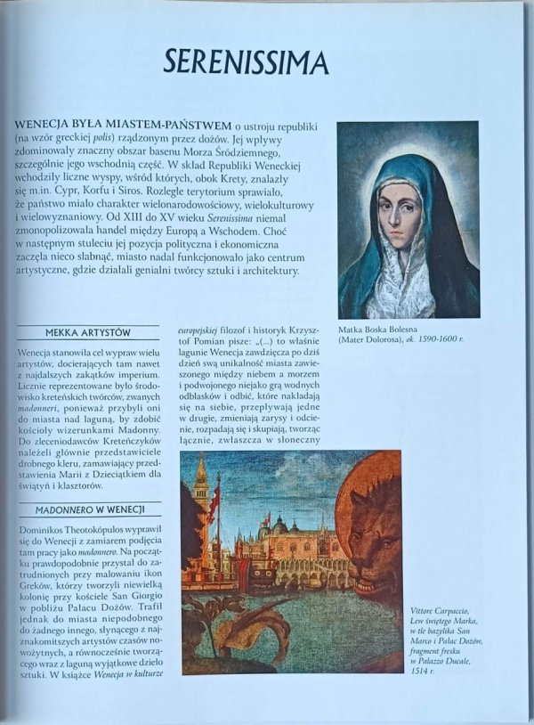 El Greco Wielka kolekcja sławnych malarzy Tom 33 - spis treści