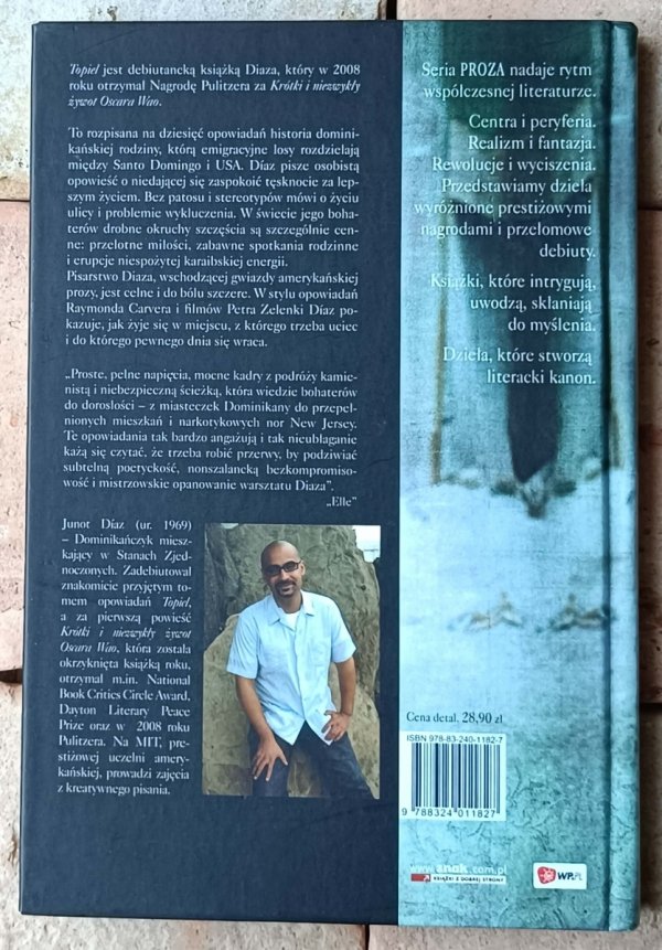 Junot Díaz Topiel - okładka