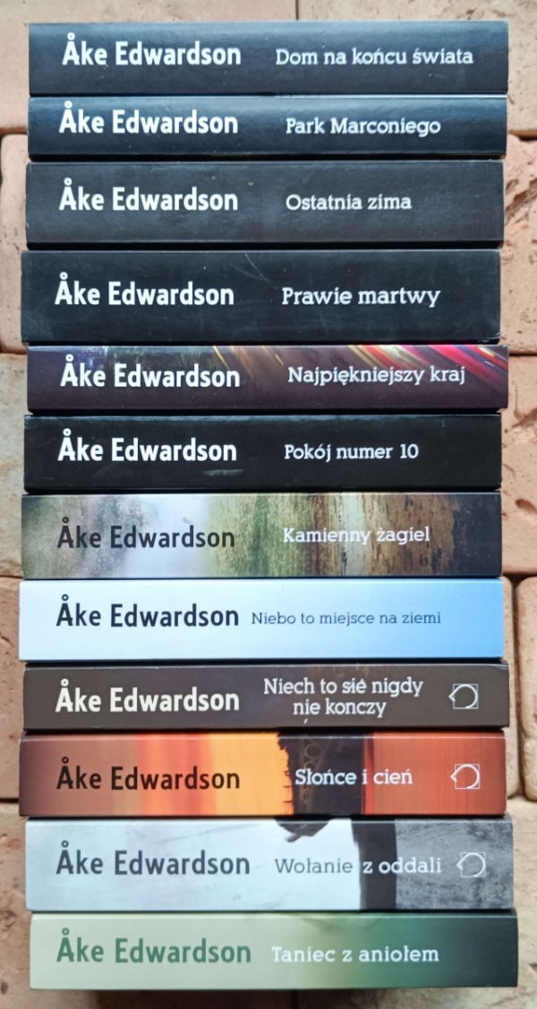 Ake Edwardson - Cykl Komisarz Erik Winter | 12 tomów | komplet - okładka