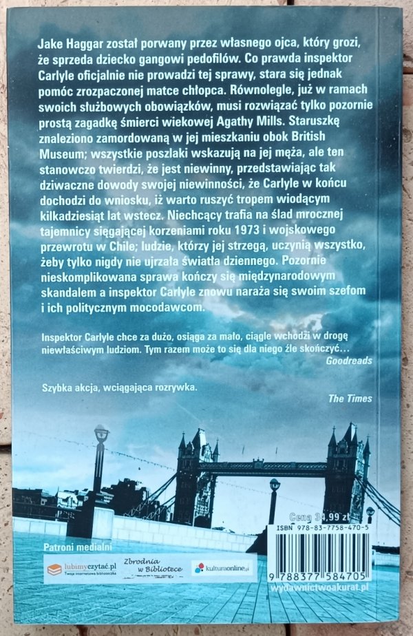 James Craig  Milcz nawet po śmierci