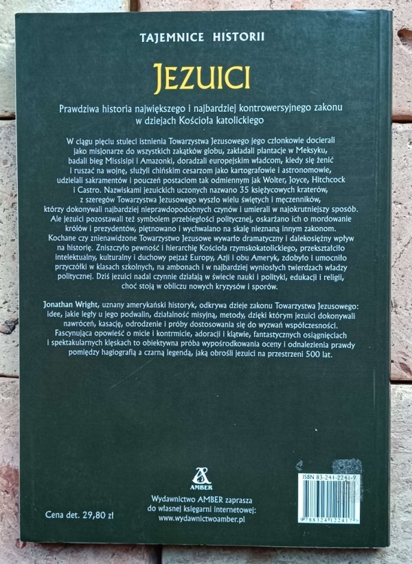 Jonathan Wright - Jezuici  - okładka