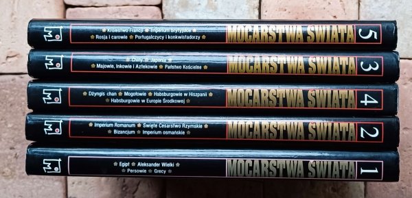 Mocarstwa świata | Zestaw 5 tomów – Egipt, Rzym, Chiny, Imperium Brytyjskie - okładka