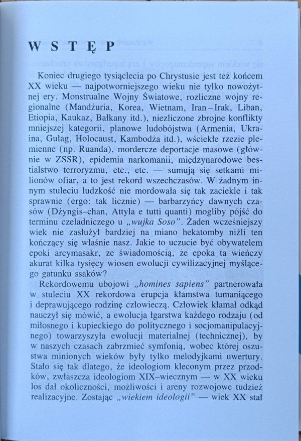 Waldemar Łysiak Stulecie kłamców
