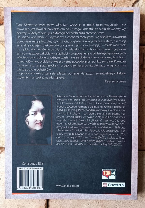 Katarzyna Bielas Niesformatowani - okładka