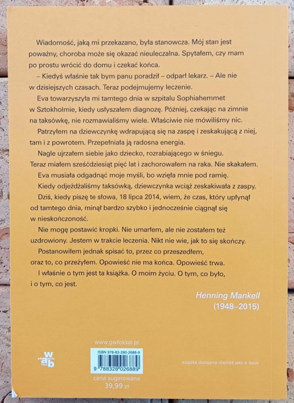 Henning Mankell  Grząskie piaski - okladka
