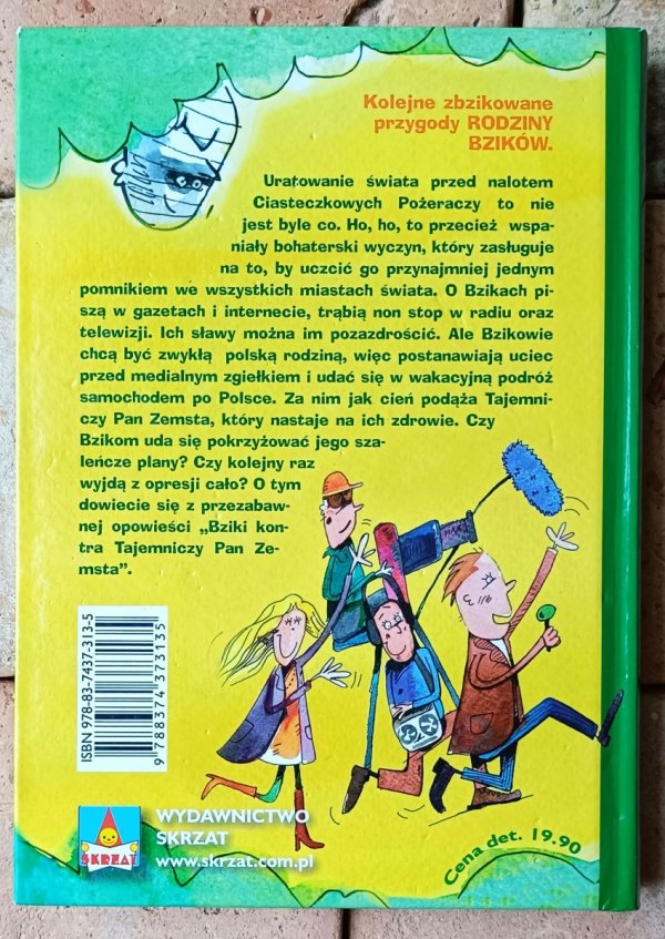 Robert Buczek Bziki kontra Tajemniczy Pan Zemsta - okładka