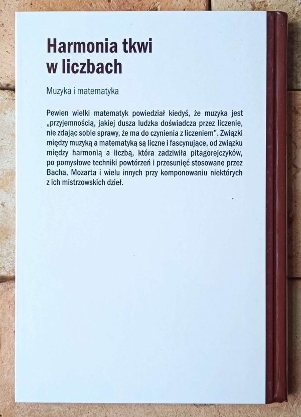 Javier Arbones, Pablo Milrud Harmonia tkwi w liczbach. Muzyka i matematyka - okładka