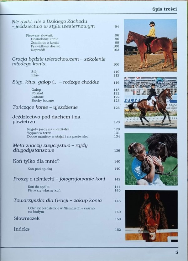 Christiane Gohl Jazda konna - spis treści