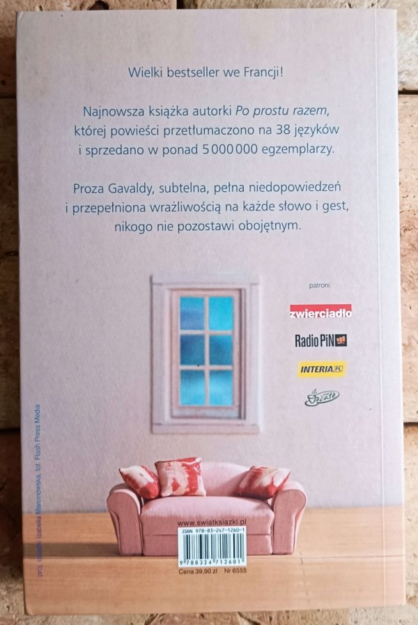 Anna Gavalda Pocieszenie  - okładka