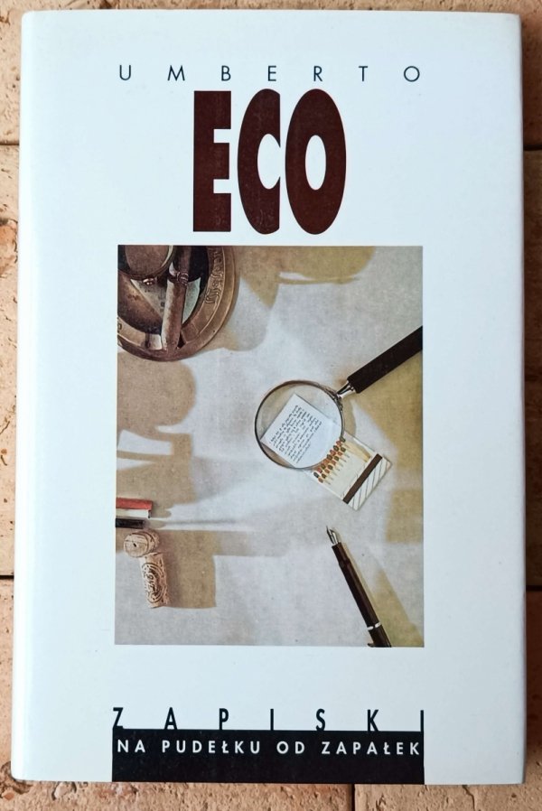 Umberto Eco • Zapiski na pudełku od zapałek - okładka