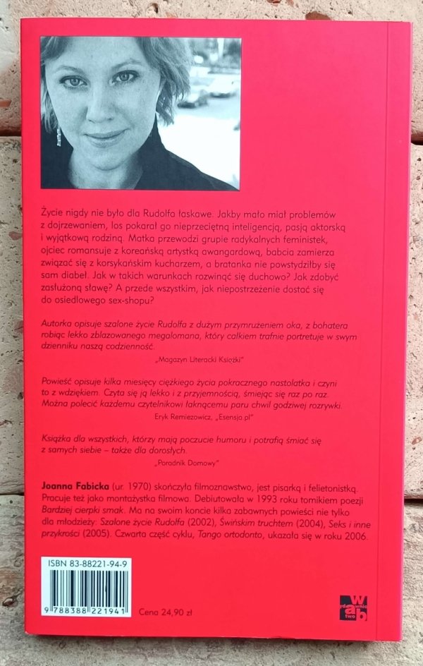 Joanna Fabicka - Szalone życie Rudolfa - okładka