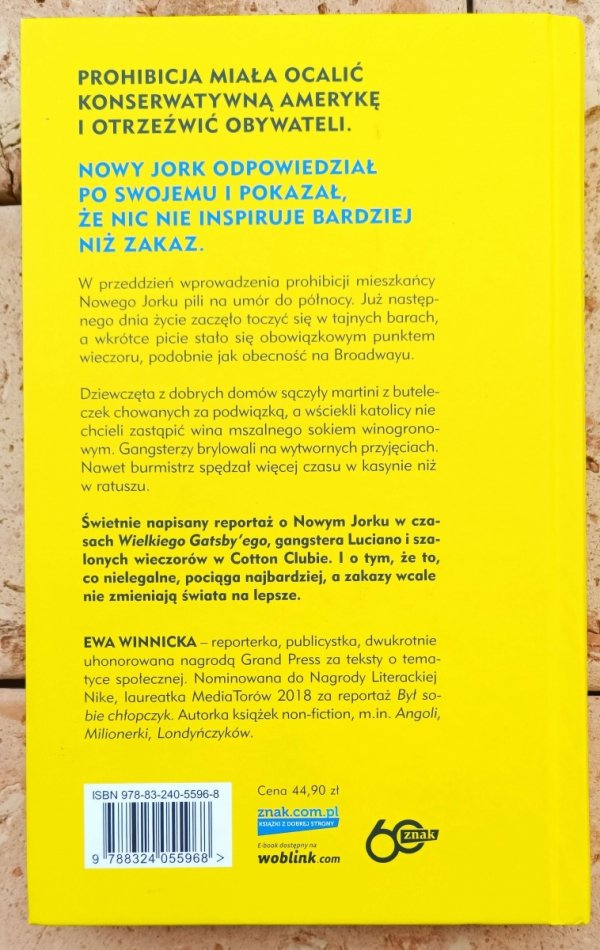 Ewa Winnicka Zbuntowany Nowy Jork. Wolność w czasach prohibicji - okładka