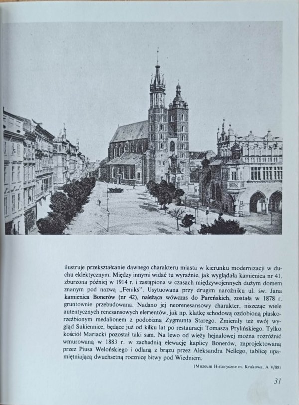Wanda Mossakowska, Anna Zeńczuk Kraków na starej fotografii - fragment