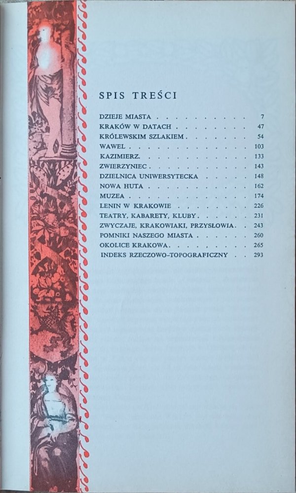 Jan Adamczewski Jesteśmy w Krakowie - spis treści