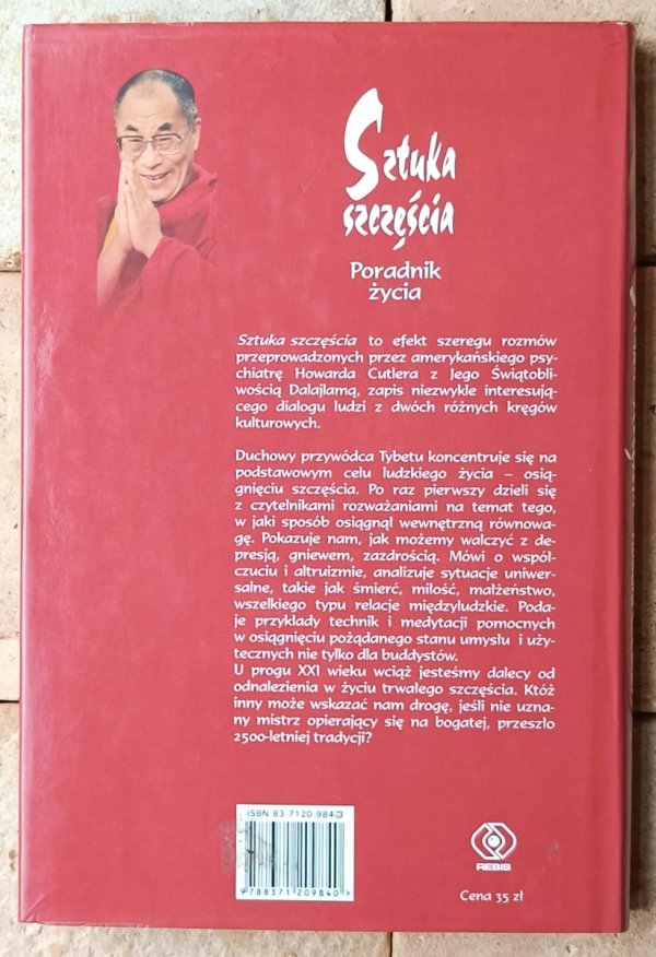 Dalajlama XIV, Howard Cutler  Sztuka szczęścia. Poradnik życia - okładka