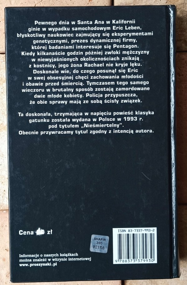 Dean Koontz • Cieniste ognie - okładka