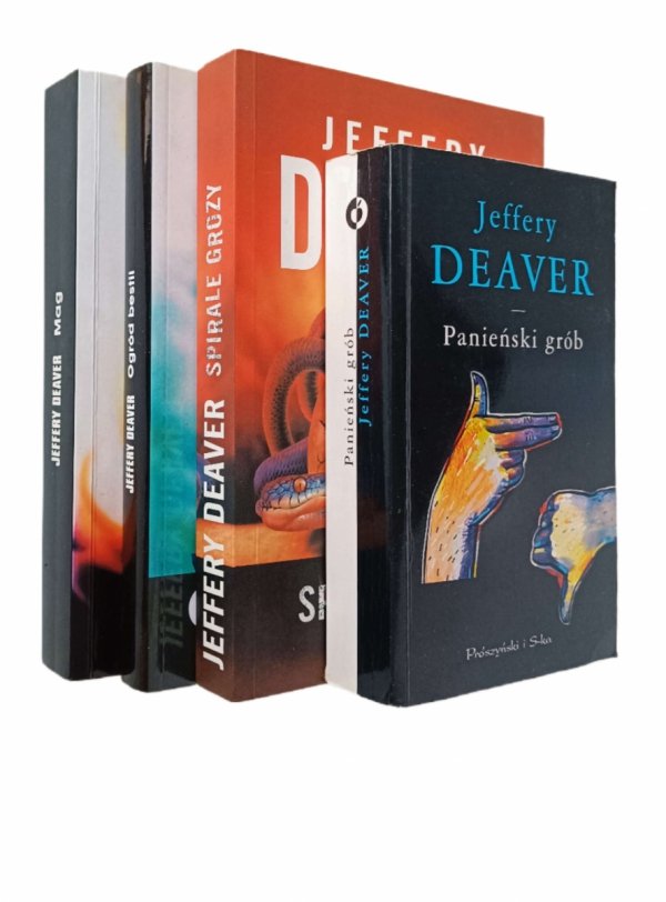 Jeffery Deaver x4 Mag - Ogród bestii - Spirale grozy i inna - okładka