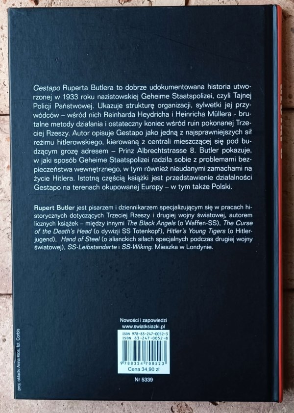 Rupert Butler Gestapo - okładka