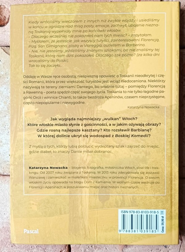 Katarzyna Nowacka  Nieznane Toskania i Romania - okładka