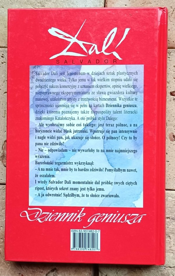 Salvador Dali - Dziennik geniusza - okładka