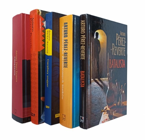 Arturo Perez-Reverte • 5 powieści: Batalista - Cmentarzysko Bezimiennych Statków - Oblężenie i inne [komplet]