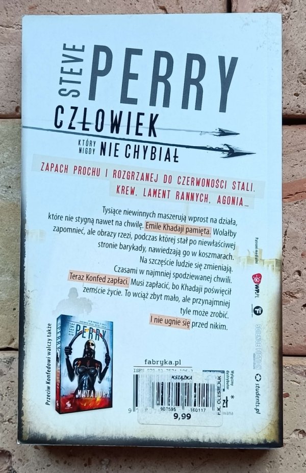 Steve Perry - Człowiek który nigdy nie chybiał - okładka