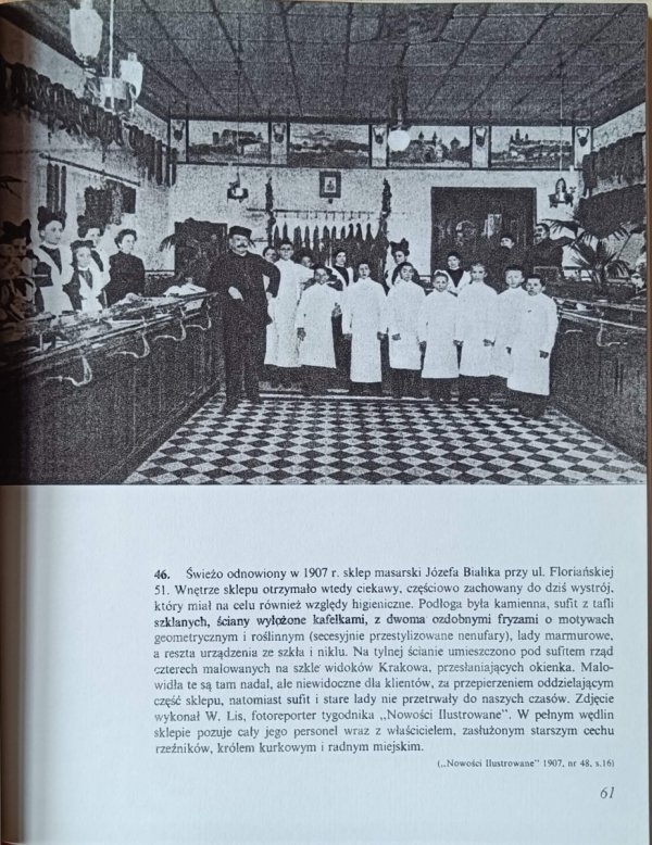 Wanda Mossakowska, Anna Zeńczuk Kraków na starej fotografii - fragment