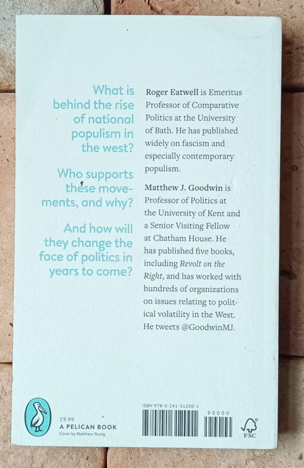 Roger Eatwell, Matthew Goodwin • National Populism. The Revolt Against Liberal Democracy - okładka