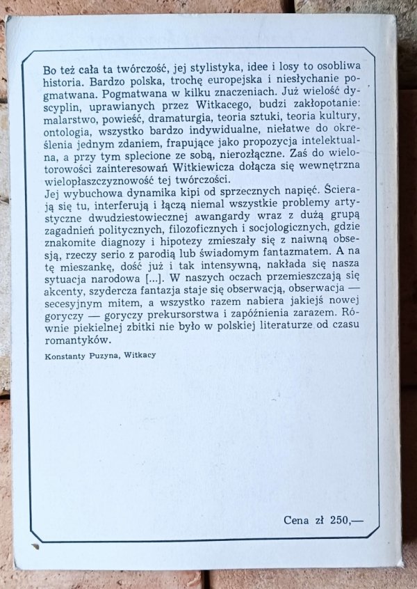 Stanisław Ignacy Witkiewicz Dramaty - okładka